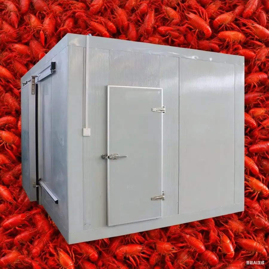 Customized Portable Walk in Cooler Mini Chicken Cool Cooling Room Chambre Froide Blast Freezer Cold Rooms — image 3