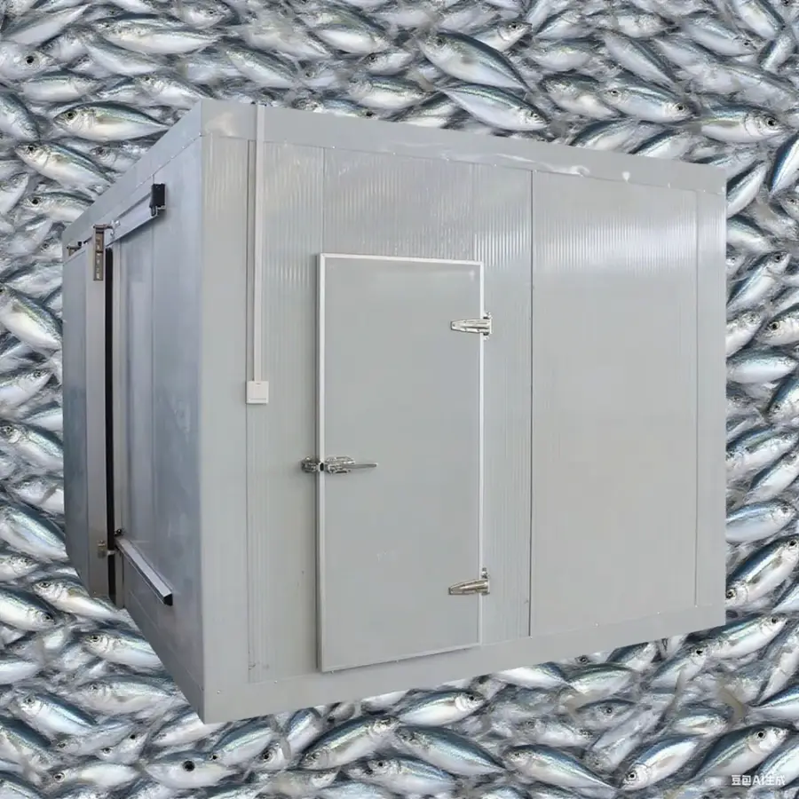 Customized Portable Walk in Cooler Mini Chicken Cool Cooling Room Chambre Froide Blast Freezer Cold Rooms — image 4