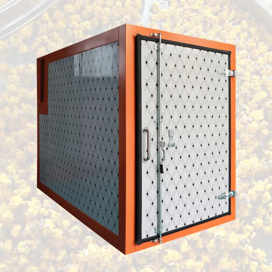 Heat Pump Dryer Food Processing 220V with Engine Dehydrator for Dates Potato Almonds Pistachios Drying Machine — image 4