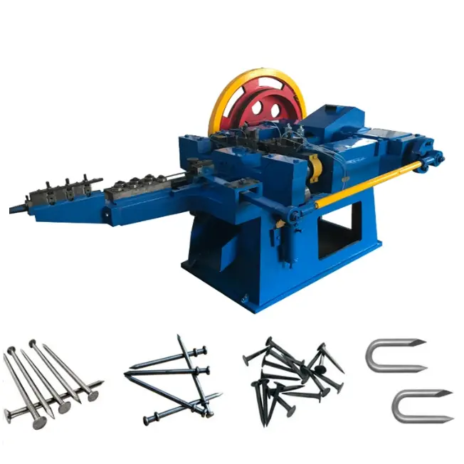 SSS714 Brand-New Fully Building Nail Production Machine Output 250pcs/min Wire Nail Making Machine — view 1