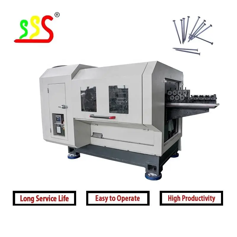Automatic High Speed SSS X130 760pcs/min PLC-controlled Motor Nail Making Machine — image 6