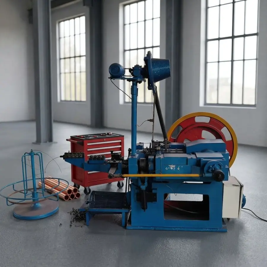 Factory Price 450 Pcs a Minute Roofing Nail Making Machines Wire Nail Machine Automatic Line — view 1