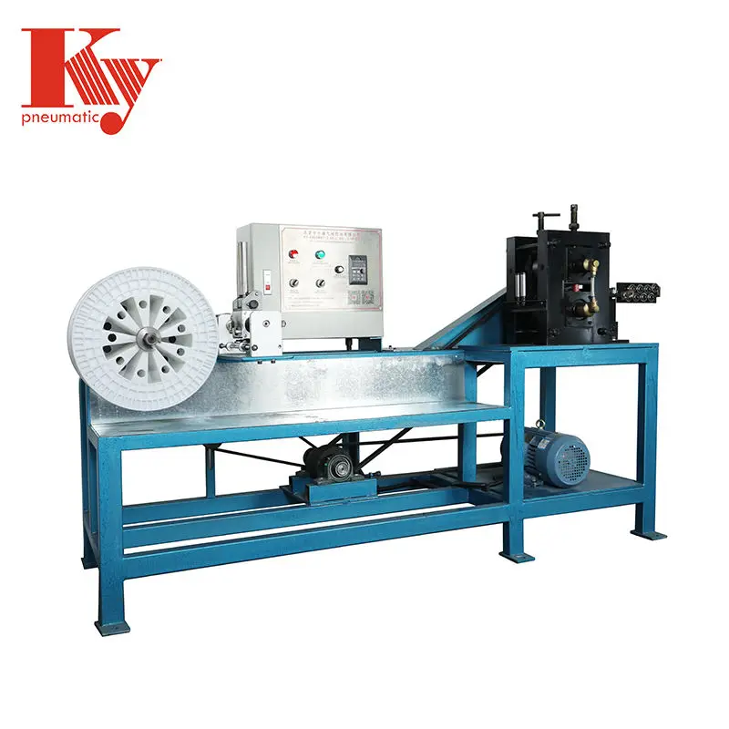 KY Automatic Galvanized Industrial Iron Wire Flattening Machine for Making Pneumatic Staples and Brad Nails — image 6
