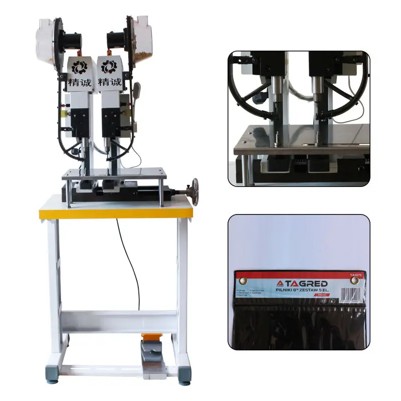Automatic Eyelet Riveting Machine Double Head Eyelet Machine Supplier — image 3