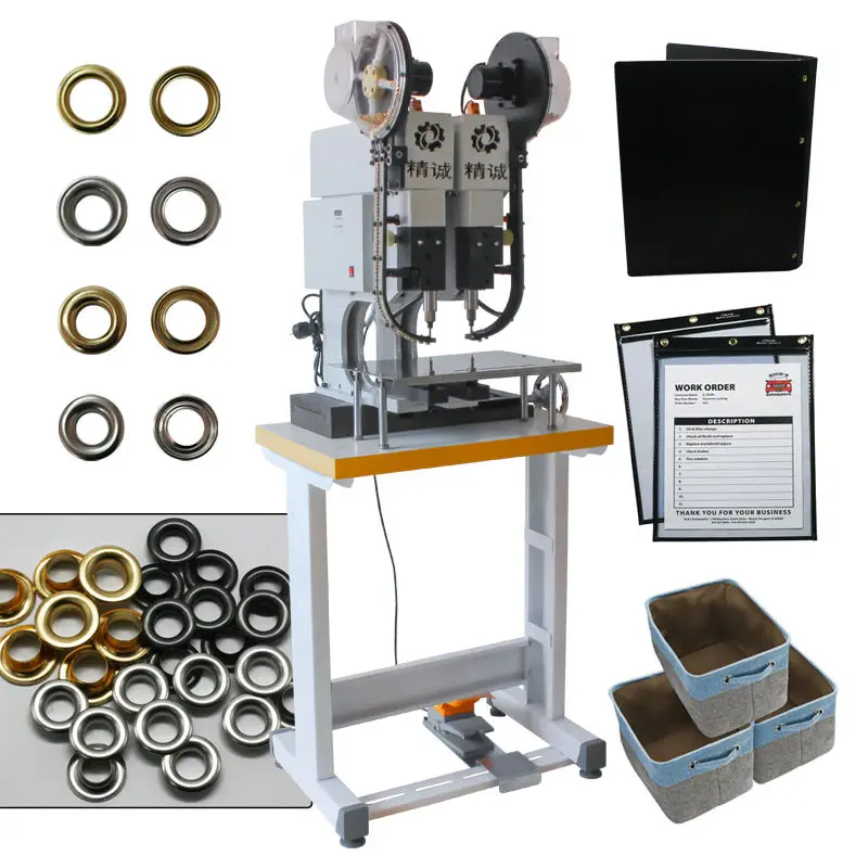 Automatic Eyelet Riveting Machine Double Head Eyelet Machine Supplier — image 5