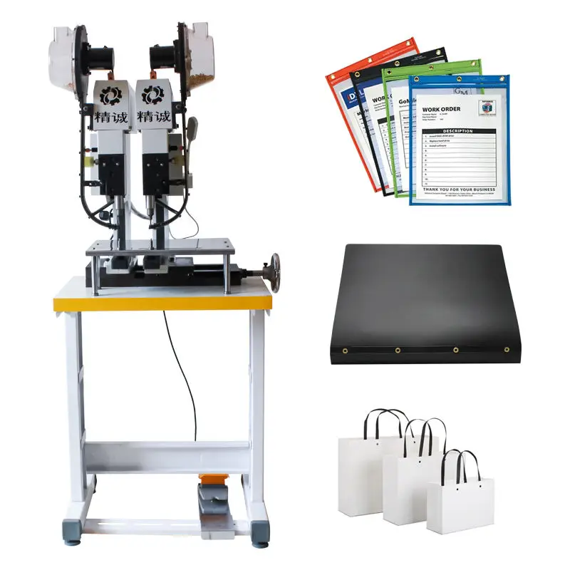 Automatic Eyelet Riveting Machine Double Head Eyelet Machine Supplier — image 6