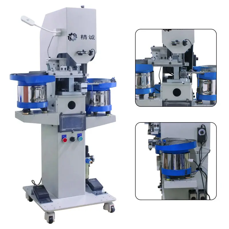 Automatic Feeding Decorated Two Parts Sides Rivet Machine China Supplier — image 5