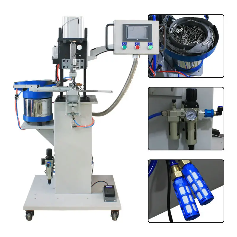 China Manufacturer Automatic Oval Shape Grommet Punching Machine — image 6
