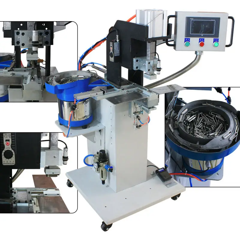 China Supplier Oval Grommet Fixing Metal Ring Pressing Machine for Home Textile Production — image 7