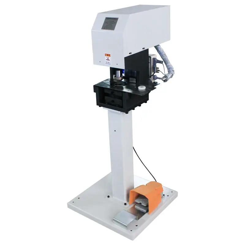 Single Head Automatic Punching Machine Grommet Machine Hole Punch Machine — view 1