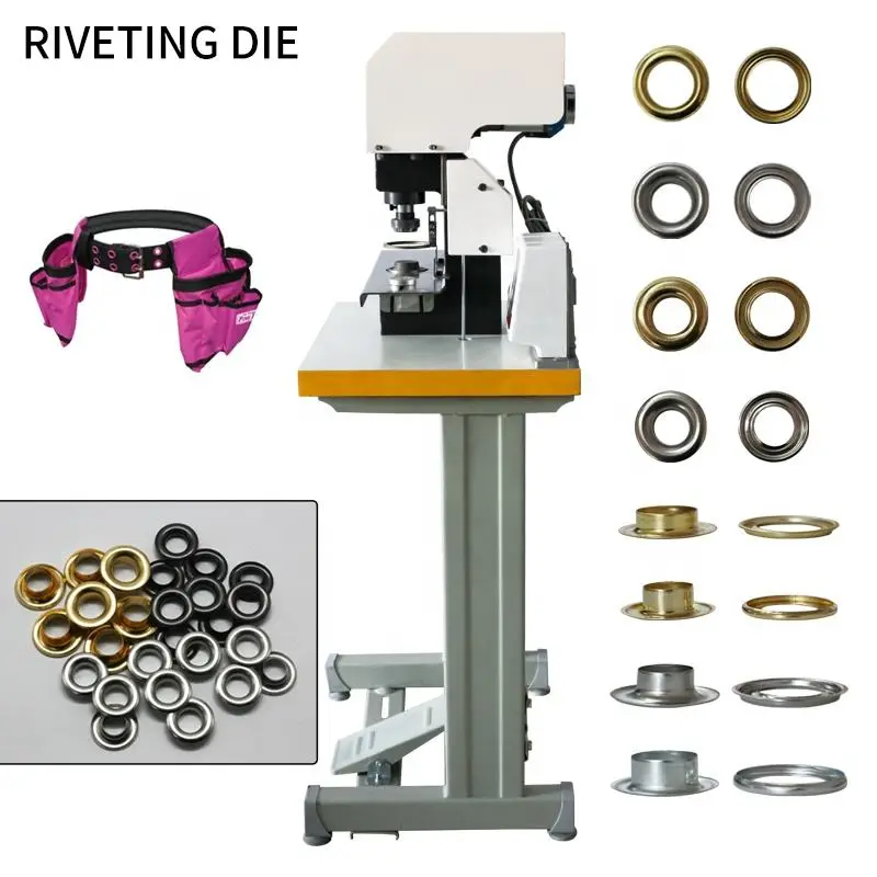 Electric Puncher Machine Fabric Hole Punching Machine Eyelet Grommet Attaching Machine — image 3