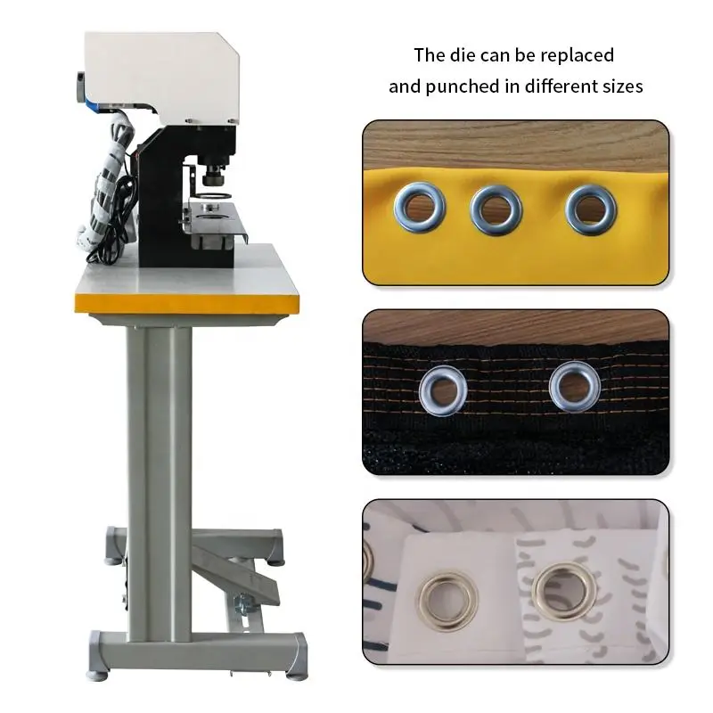 Electric Puncher Machine Fabric Hole Punching Machine Eyelet Grommet Attaching Machine — image 5