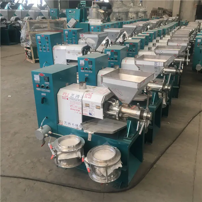Automatic Cotton Sunflower Seeds Peanut Coconut Avocado Sesame Peanut Soybean Spiral Oil Expeller Screw Oil Press With Filter — image 5