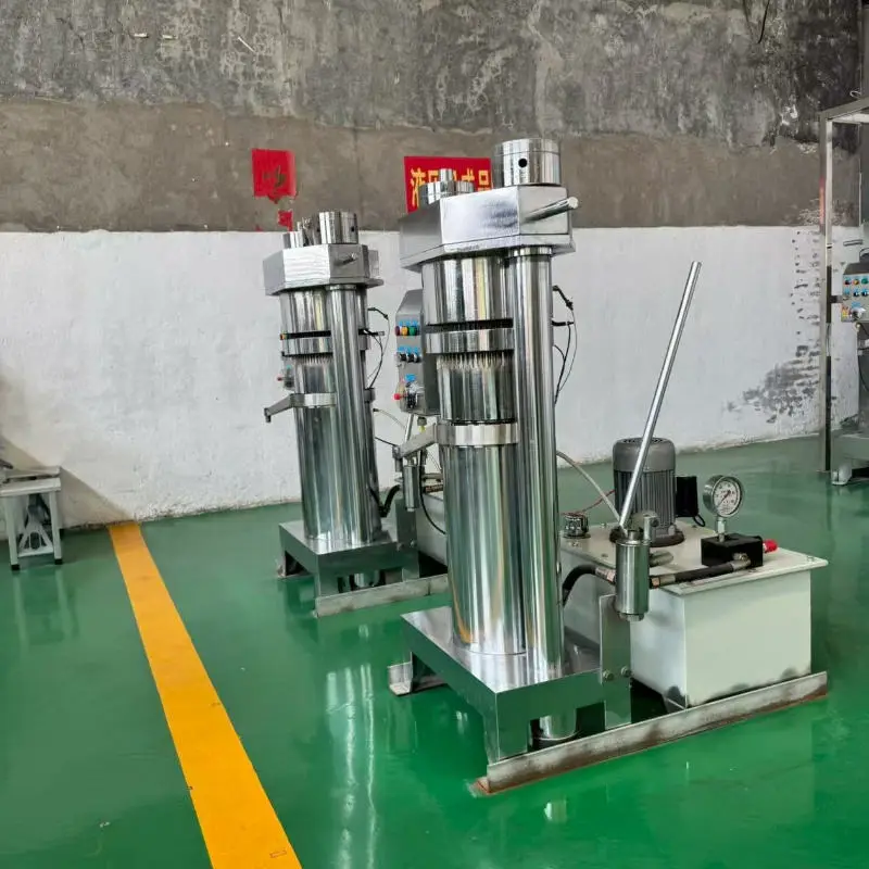 Seeds Oil Press Mill Machinery/Olive Oil Press/Small Cocoa Butter Hydraulic Coconut Oil Press Machine Peanut Oil Press — view 1