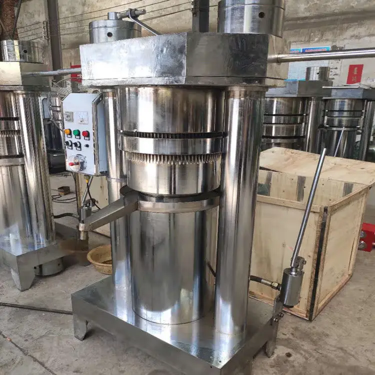 Small Type Mustard Seeds Oil Extraction Machine Hazelnuts Cold Press Machine Olive Hydraulic Cold Avocado Oil Pressing Machine — image 5