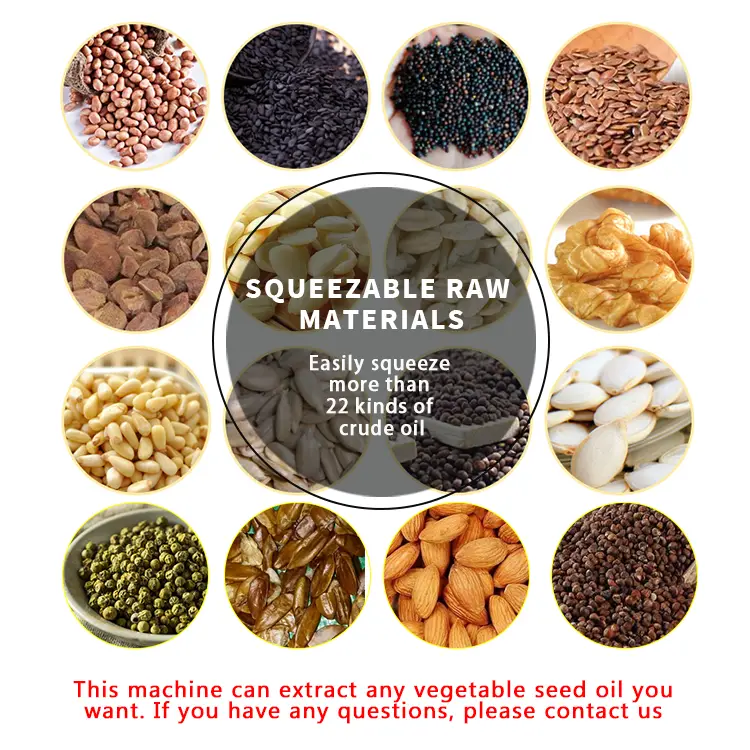 Seeds Oil Press Mill Machinery/Olive Oil Press/Small Cocoa Butter Hydraulic Coconut Oil Press Machine Peanut Oil Press — image 4