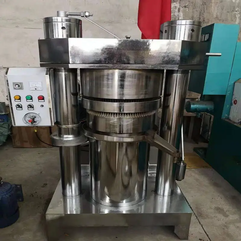 Seeds Oil Press Mill Machinery/Olive Oil Press/Small Cocoa Butter Hydraulic Coconut Oil Press Machine Peanut Oil Press — image 5