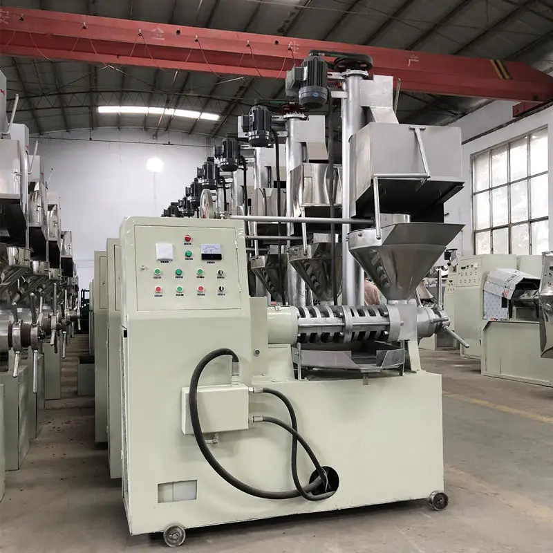 Automatic Canola Oil Pressers 60-1000kg/h Press Oil Machines Coconut Spiral Oil Press Machine — view 1
