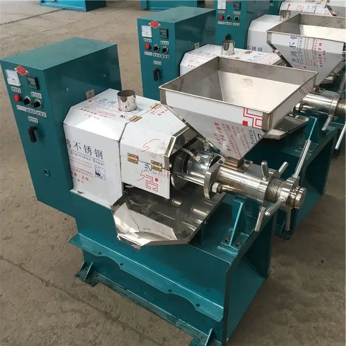 30-80kg/h Copra Castor Coconut Screw Oil Cold Press Peanut Almond Sesame Oil Screw Press Squeezing Soybean Oil Pressing Machine — image 6