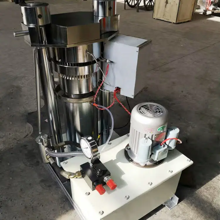 Industrial Virgin Coconut Oil Seed Extractor Machine Manufacturers of Coconut Oil Extractor Hydraulic Oil Press Machine — view 1
