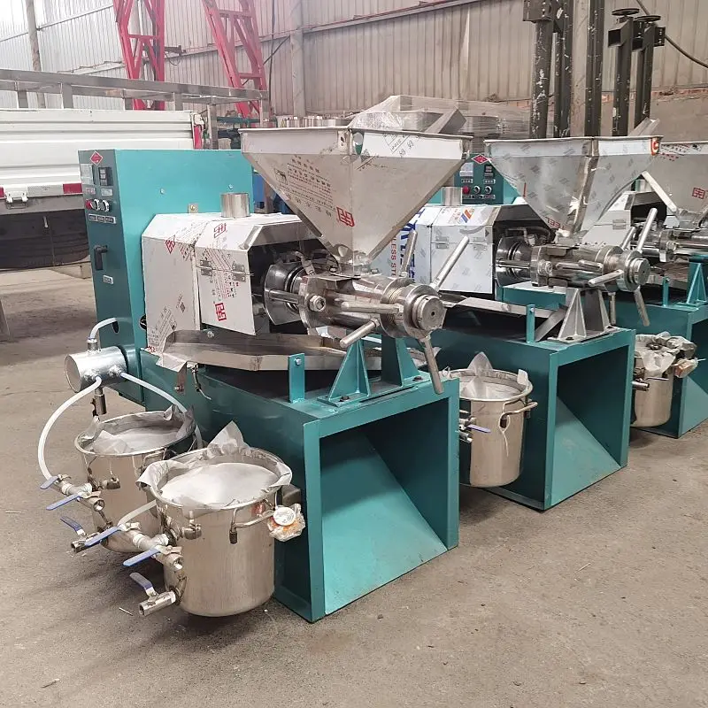500kg Hour 220V/380V/440V Industrial Vegetable Extract Sunflower Cook Process Cold Oil Press Machine Oil Mill for Sale — view 1