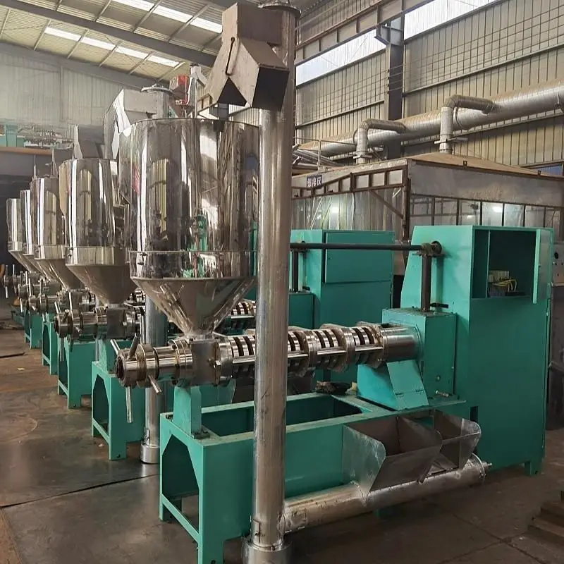 500kg Hour 220V/380V/440V Industrial Vegetable Extract Sunflower Cook Process Cold Oil Press Machine Oil Mill for Sale — image 6