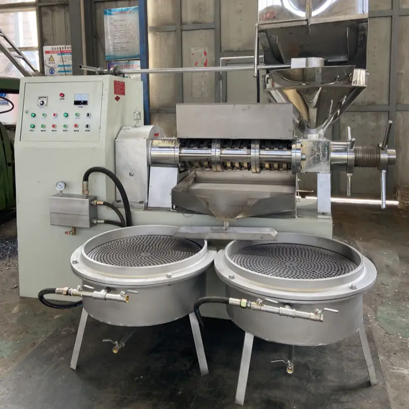 Cooking Oil Pressing Machine Cold Press Oil Extraction Machine Diesel Screw Oil Press Machine — image 5