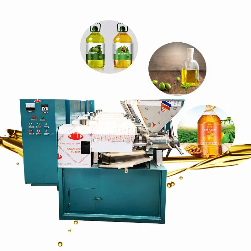 Large Capacity Screw Oil Press Machine Groundnut Oil Press With Diesel Engine Automatic Rapeseed Oil Press Machine — view 1