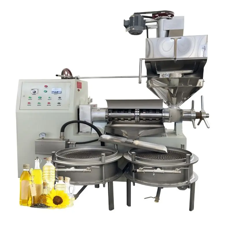 Large Capacity Screw Oil Press Machine Groundnut Oil Press With Diesel Engine Automatic Rapeseed Oil Press Machine — image 3