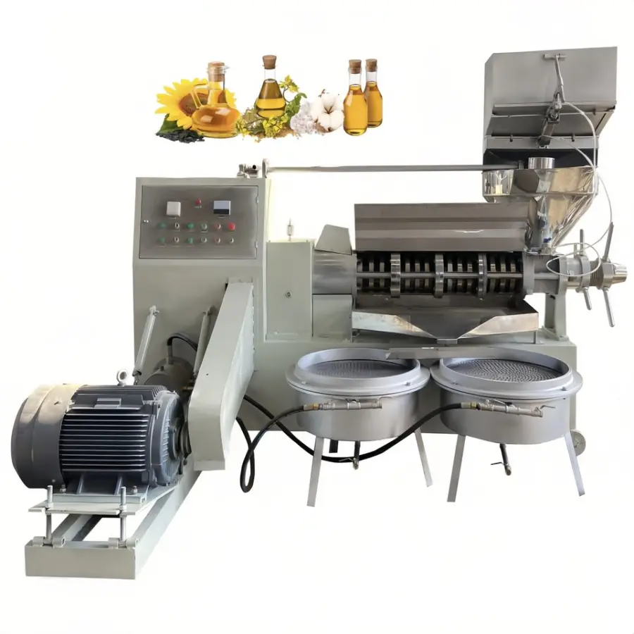 Large Capacity Screw Oil Press Machine Groundnut Oil Press With Diesel Engine Automatic Rapeseed Oil Press Machine — image 4