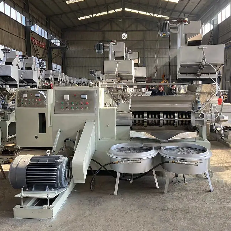 Large Capacity Screw Oil Press Machine Groundnut Oil Press With Diesel Engine Automatic Rapeseed Oil Press Machine — image 5