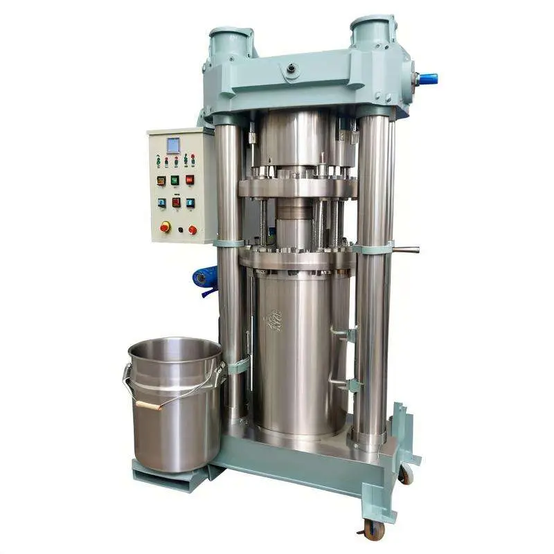Commercial Oil Press/Industrial Oil Expeller/Oil Extraction Machine for Avocado Coconut Cocoa Beans Olive with Filter — view 1