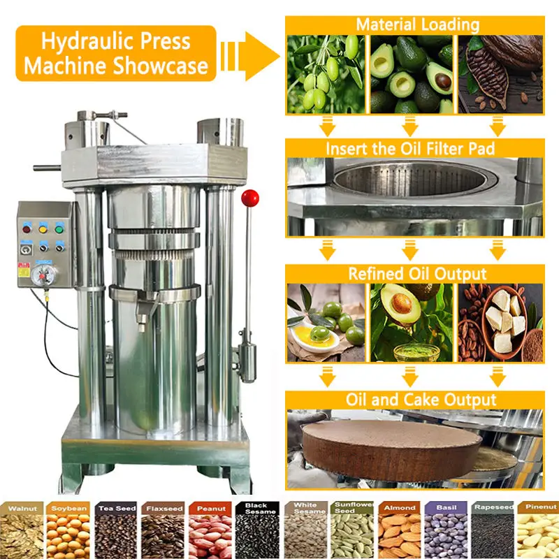 Commercial Oil Press/Industrial Oil Expeller/Oil Extraction Machine for Avocado Coconut Cocoa Beans Olive with Filter — image 5
