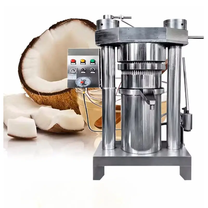 Automatic Cocoa Butter & Coconut Oil Press Machine Hydraulic Avocado Oil Making Equipment for Soybean & Olive Oils — image 3
