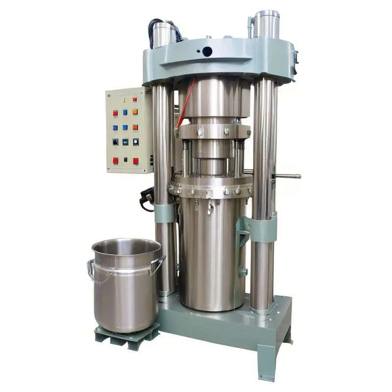 Organic Olive Oil Extraction Machine Red Palm Sunflower Squeezing Machine Cold Oil Press Machine for Small Business Farm — view 1