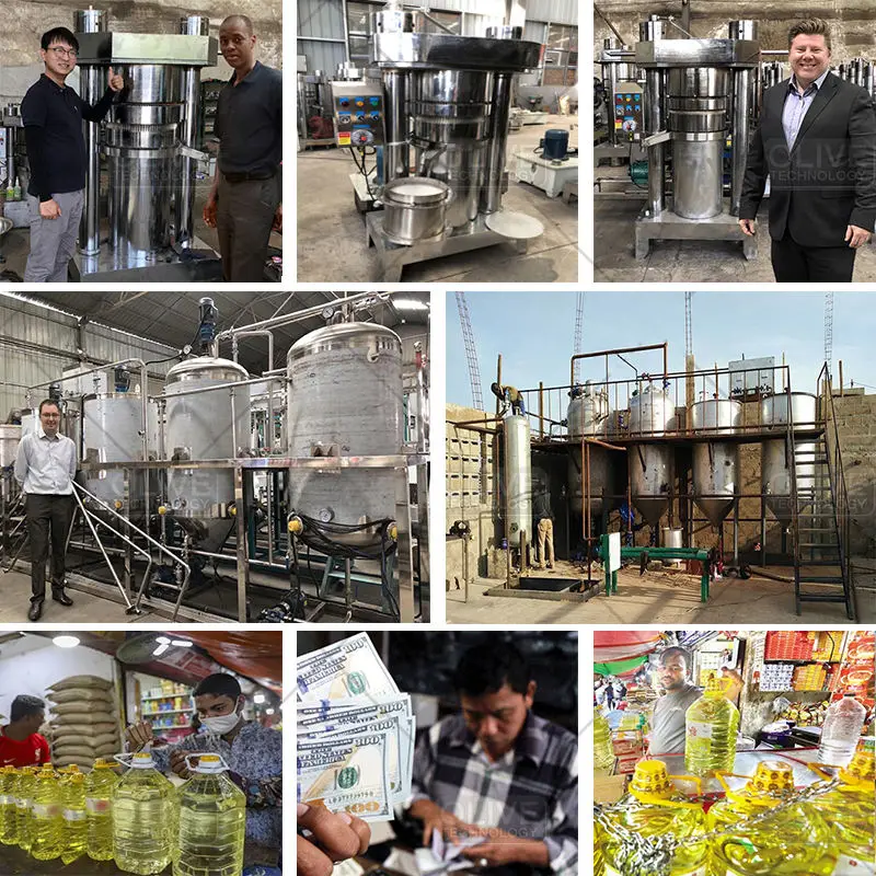 Organic Olive Oil Extraction Machine Red Palm Sunflower Squeezing Machine Cold Oil Press Machine for Small Business Farm — image 7