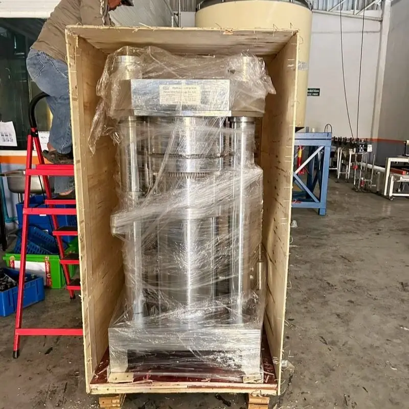 Factory Direct Sales Hydraulic Press Cold Pressing Oil Extraction Machine Sunflower Oil Pressing Machine for Small Business — image 6
