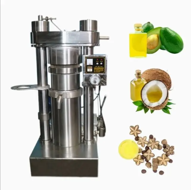 OT-180 Hydraulic Oil Press Machine Avocado Sunflower Peanuts Seeds Olive Oil Cocoa Oil Extraction Cold Press Machine — view 1