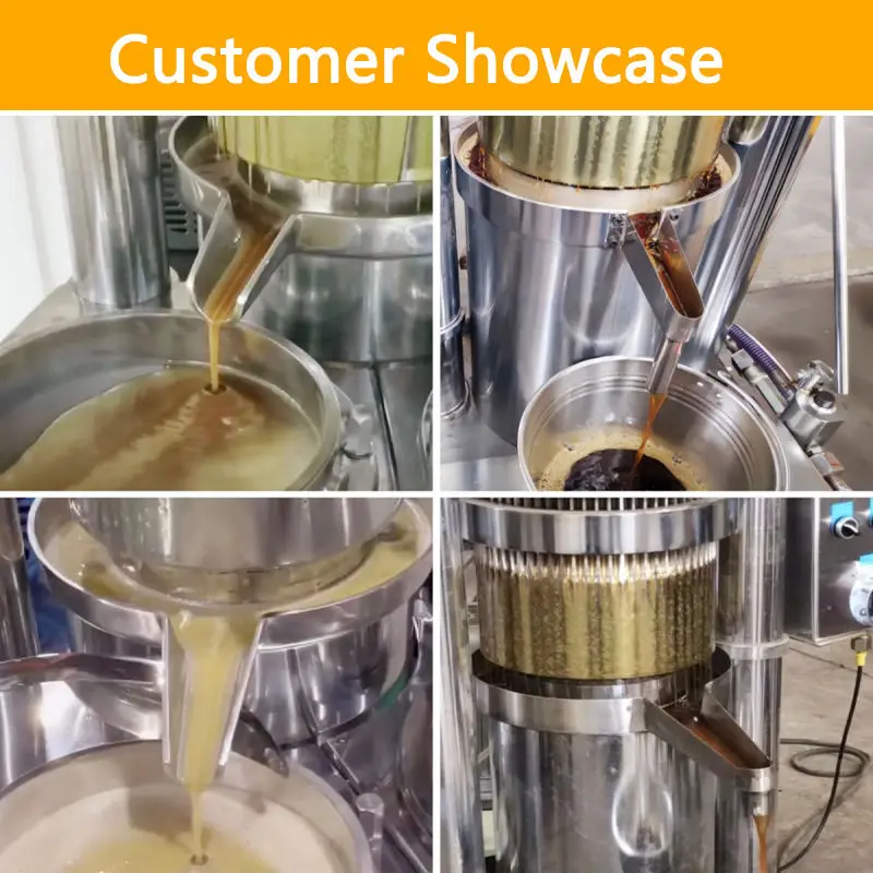 OT-180 Hydraulic Oil Press Machine Avocado Sunflower Peanuts Seeds Olive Oil Cocoa Oil Extraction Cold Press Machine — image 7
