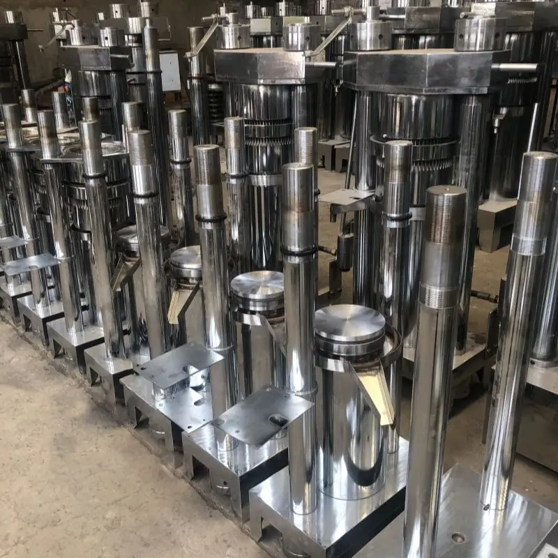Factory Supplier Peanut Black Seed Flaxseed Mustard Cocoa Beans Butter Hydraulic Oil Press Machine — image 6