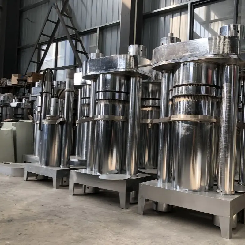 Factory Supplier Peanut Black Seed Flaxseed Mustard Cocoa Beans Butter Hydraulic Oil Press Machine — image 7