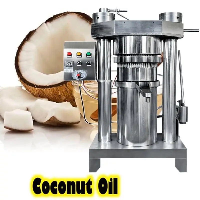 Hydraulic Oil Press Machine Cold Press Oil Machine Small Scale Cooking Oil Hydraulic Machine — view 1
