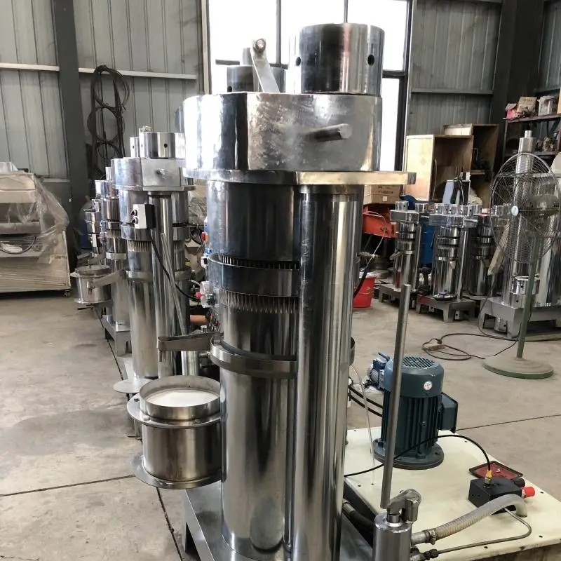 Hydraulic Oil Press Machine Cold Press Oil Machine Small Scale Cooking Oil Hydraulic Machine — image 3