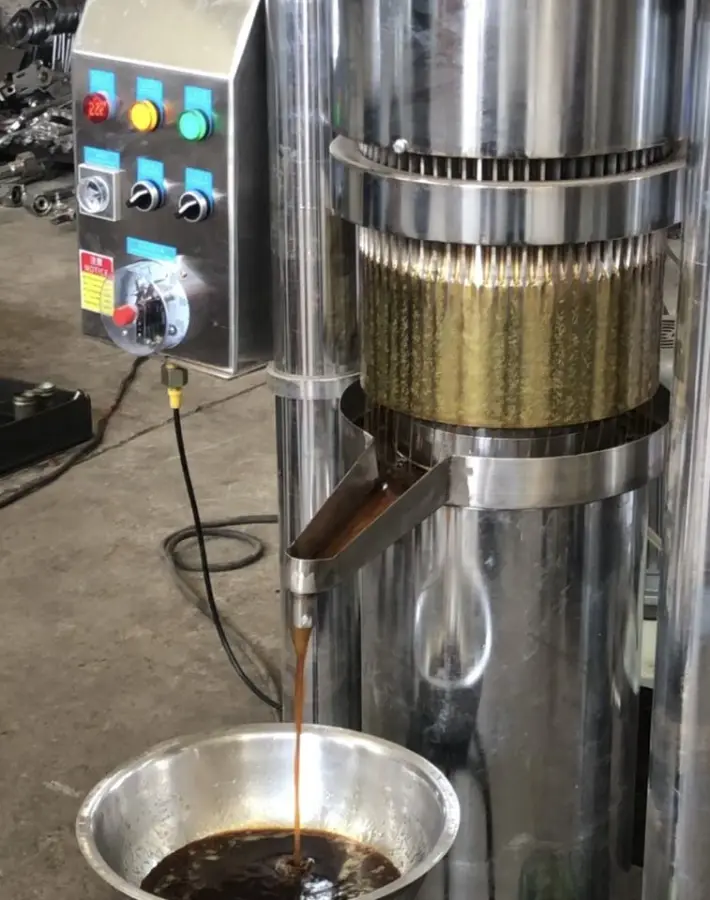 Hydraulic Oil Press Machine Cold Press Oil Machine Small Scale Cooking Oil Hydraulic Machine — image 4