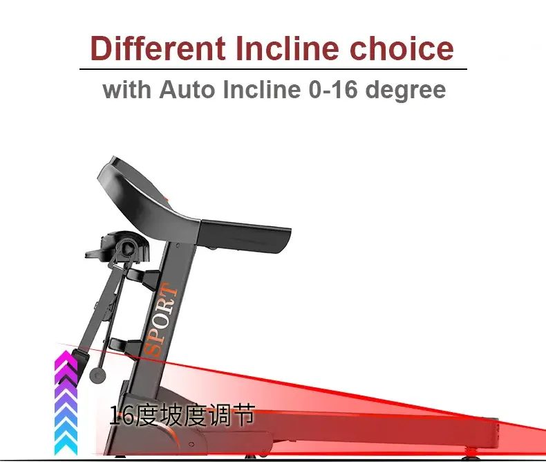 2026 Commercial Foldable Electric Treadmill Multifunctional Gym Fitness Machine — image 5
