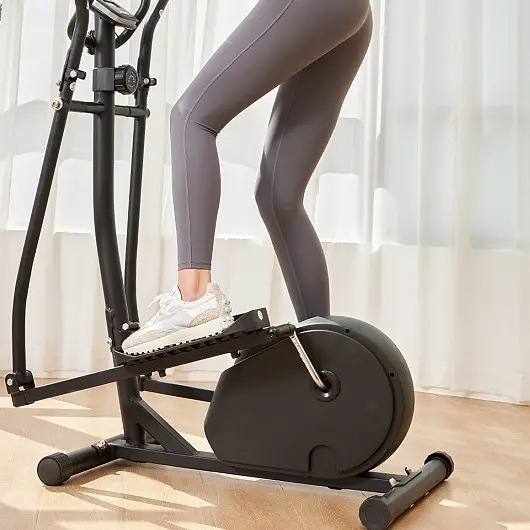 Household Magnetic Elliptical Cross Trainer Daily Indoor Aerobic Fitness Bike — image 4