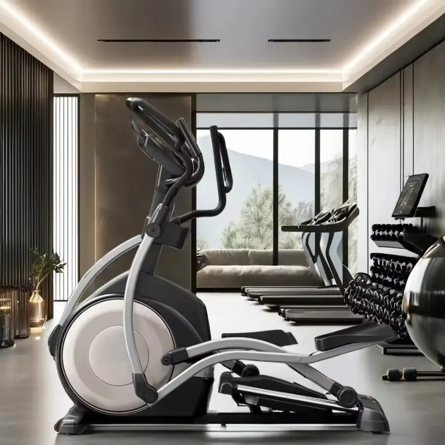 Intelligent Data Analysis Elliptical Trainer Upgraded Indoor Cross Workout Fitness Gear — image 3