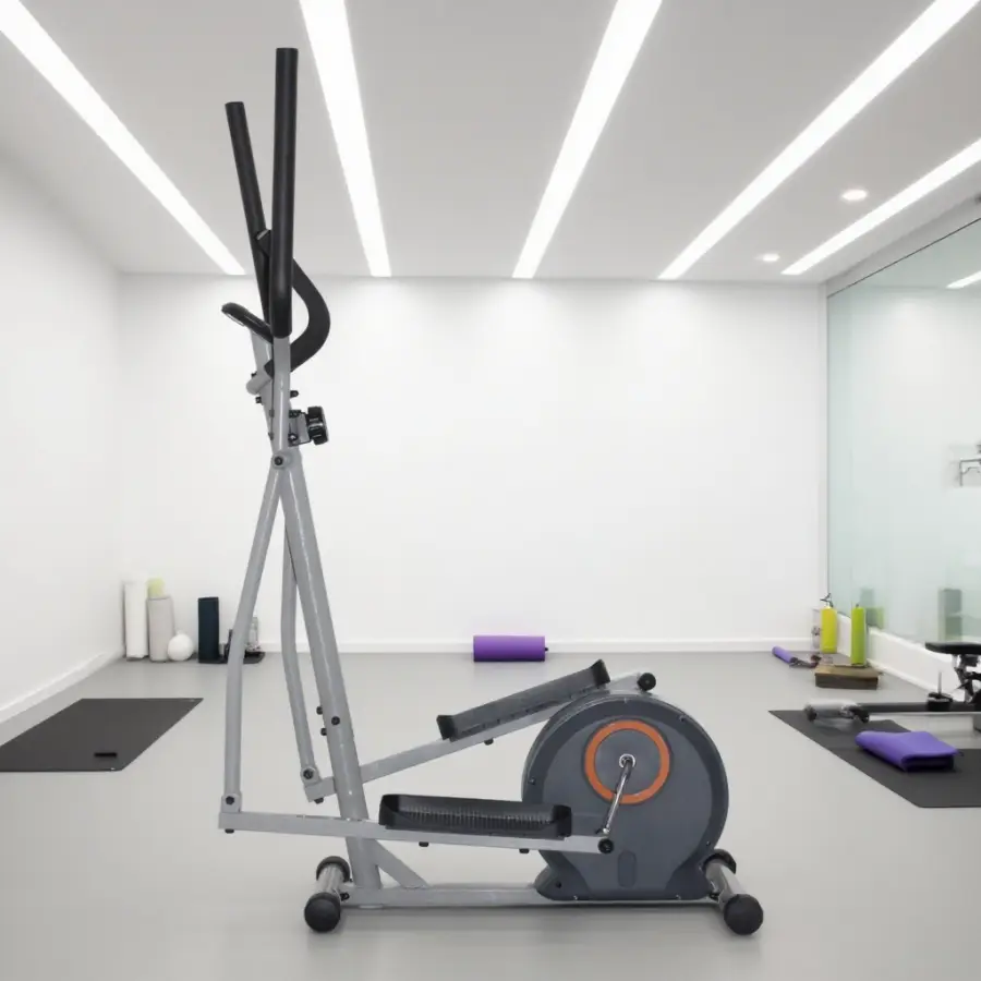Mini Compact Elliptical Cross Trainer Indoor Muscle Strength Training Fitness Machine — view 1
