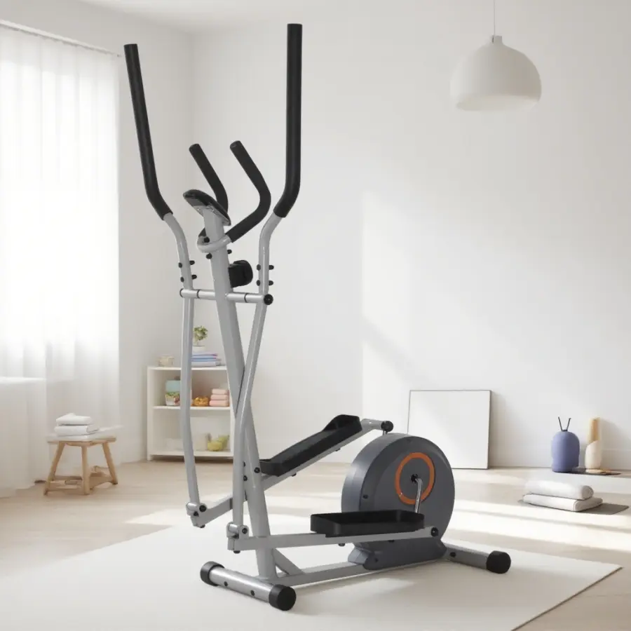 Mini Compact Elliptical Cross Trainer Indoor Muscle Strength Training Fitness Machine — image 2