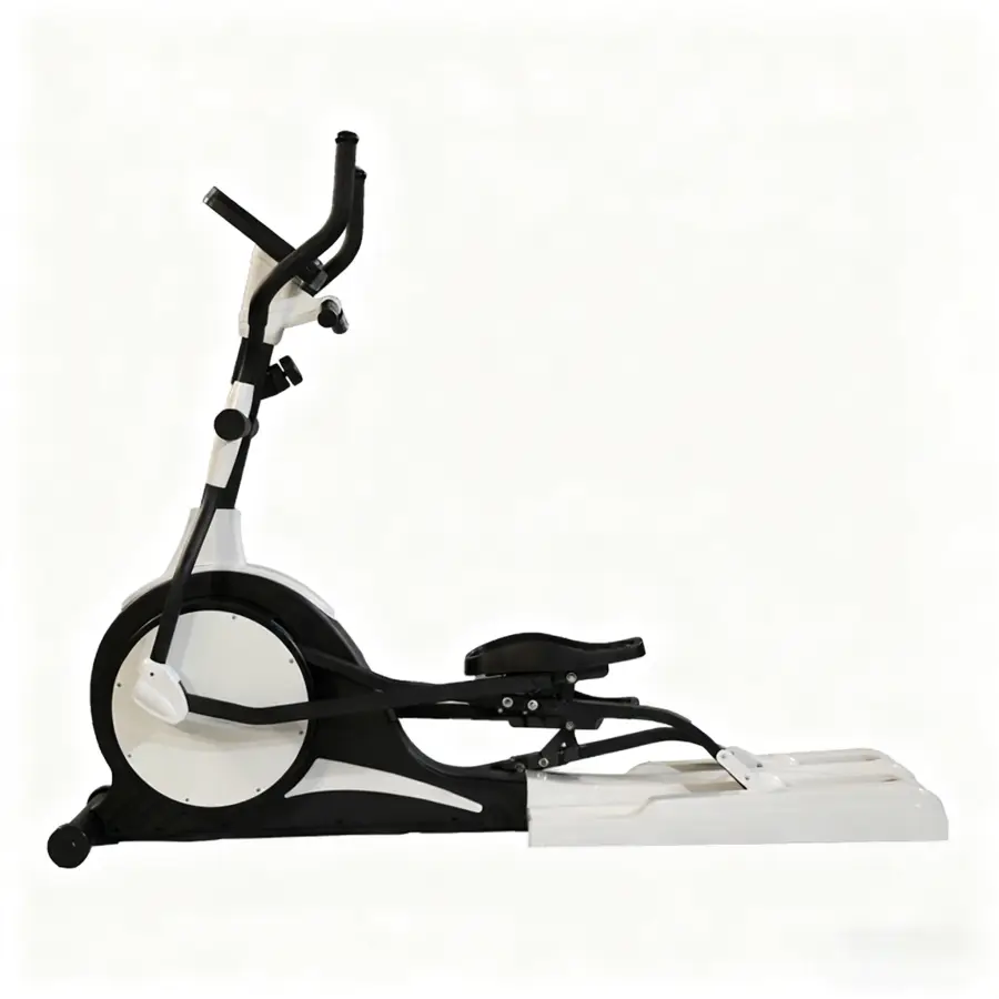 Manual Steel Elliptical Machine Dual Purpose Home Gym Commercial Cardio Training Equipment — image 4